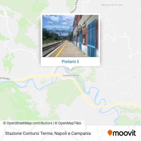 Mappa Stazione Contursi Terme
