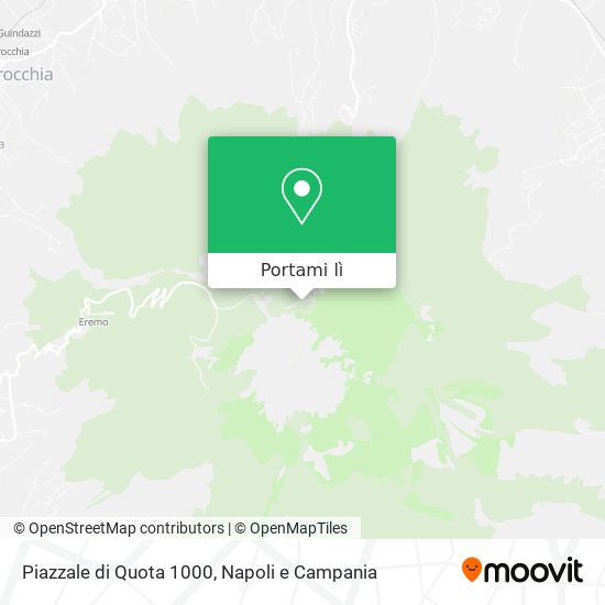 Mappa Piazzale di Quota 1000