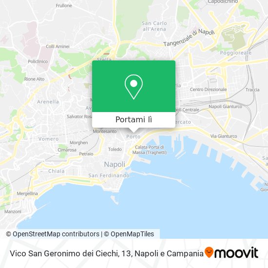 Mappa Vico San Geronimo dei Ciechi, 13