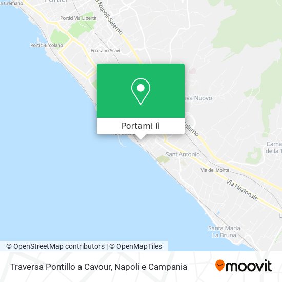 Mappa Traversa Pontillo a Cavour