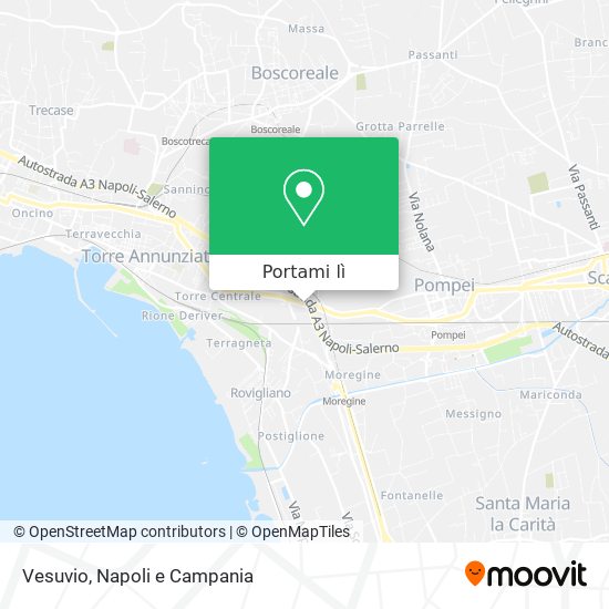 Mappa Vesuvio