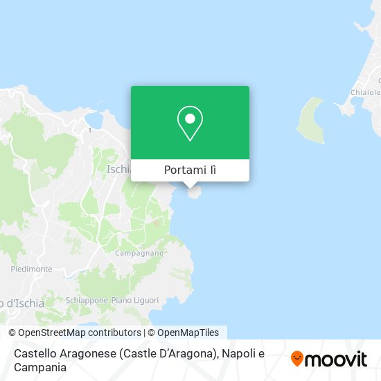 Mappa Castello Aragonese (Castle D’Aragona)