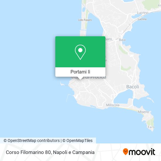 Mappa Corso Filomarino  80