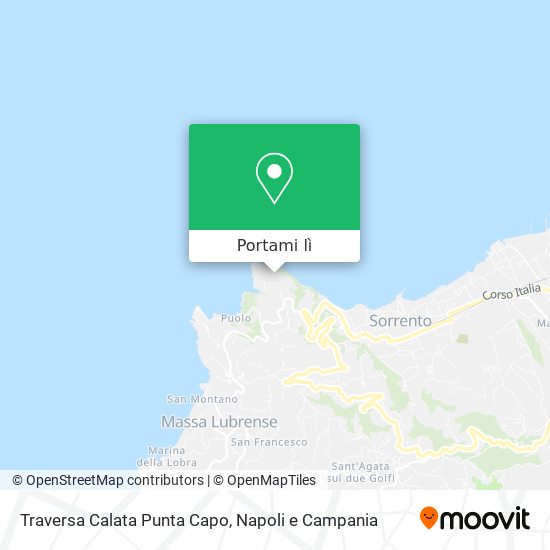 Mappa Traversa Calata Punta Capo
