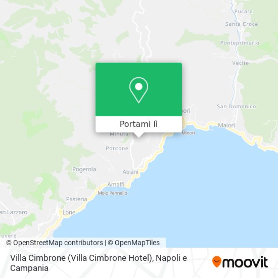 Mappa Villa Cimbrone (Villa Cimbrone Hotel)