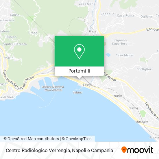 Mappa Centro Radiologico Verrengia