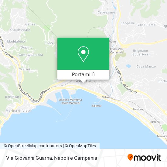 Mappa Via Giovanni Guarna