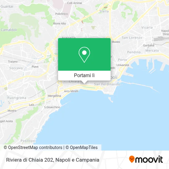 Mappa Riviera di Chiaia  202