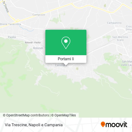 Mappa Via Trescine