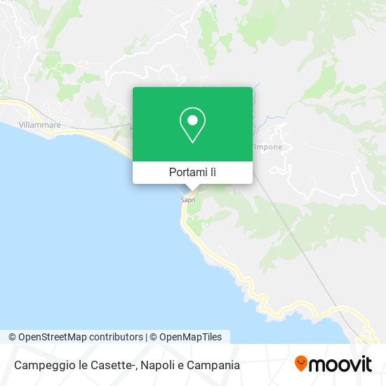 Mappa Campeggio le Casette-