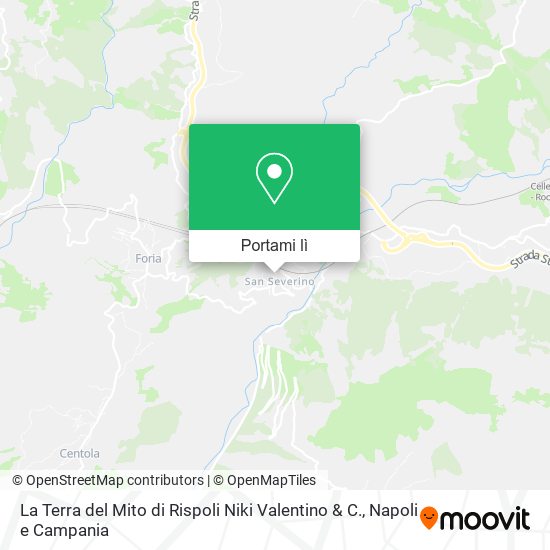 Mappa La Terra del Mito di Rispoli Niki Valentino & C.