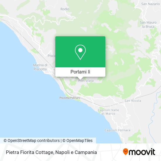 Mappa Pietra Fiorita Cottage