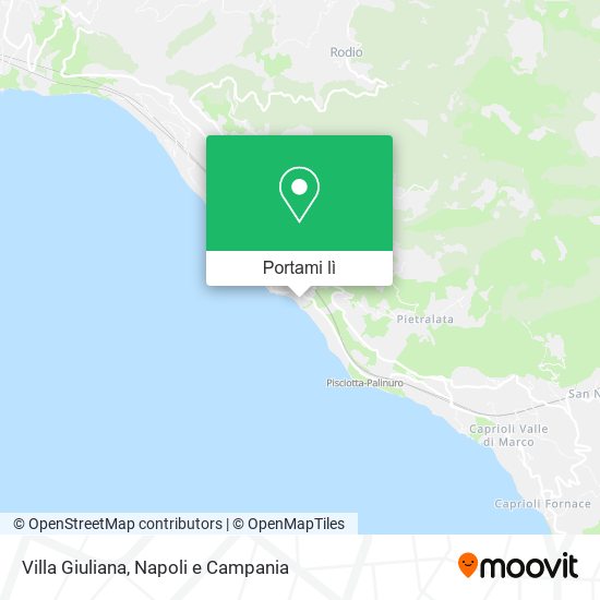 Mappa Villa Giuliana