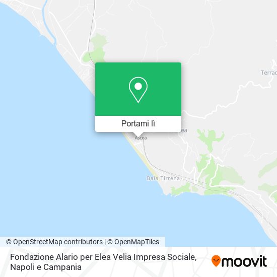 Mappa Fondazione Alario per Elea Velia Impresa Sociale