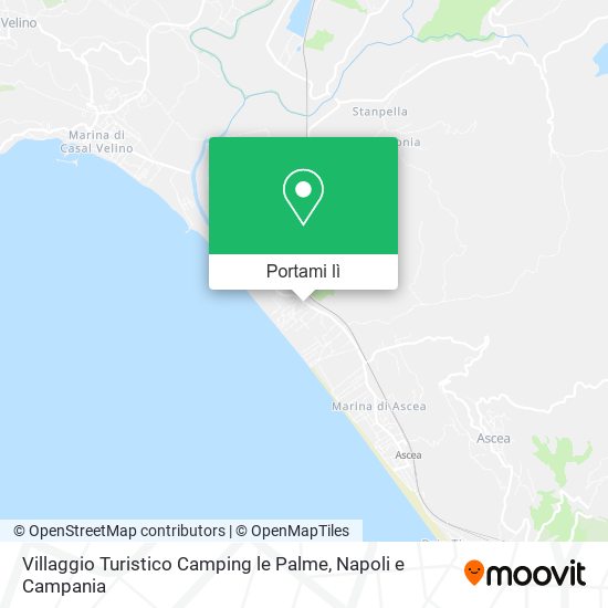 Mappa Villaggio Turistico Camping le Palme