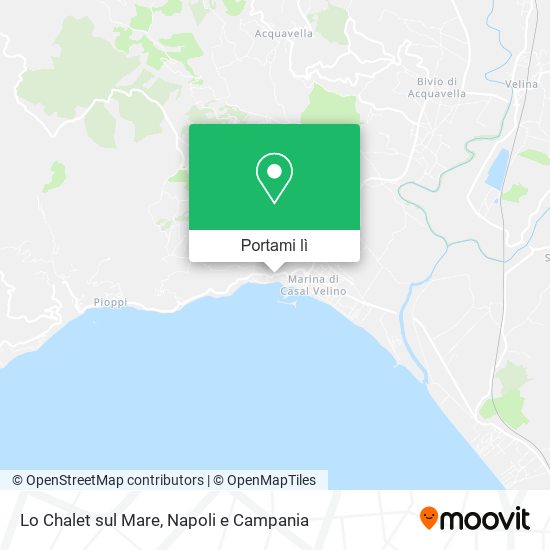 Mappa Lo Chalet sul Mare