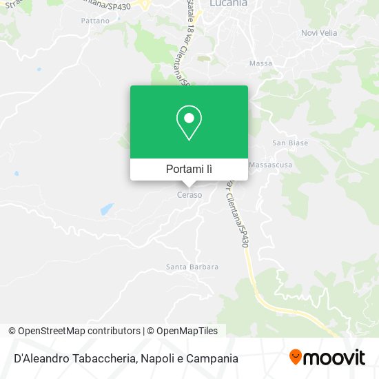Mappa D'Aleandro Tabaccheria