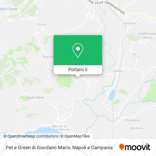 Mappa Pet e Green di Giordano Mario