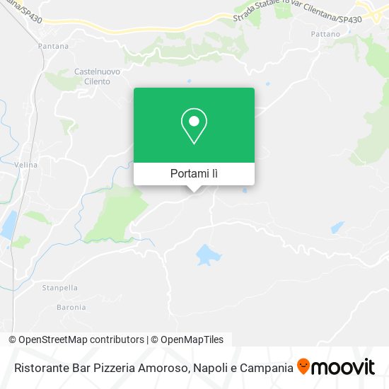 Mappa Ristorante Bar Pizzeria Amoroso