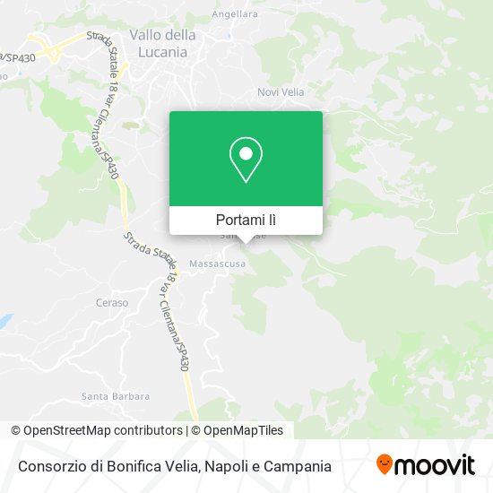 Mappa Consorzio di Bonifica Velia