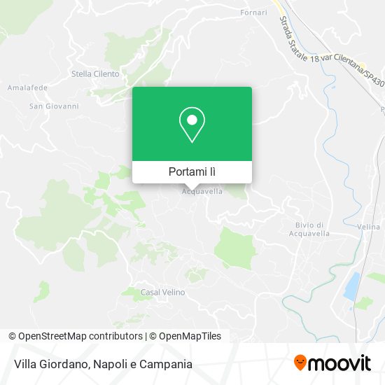 Mappa Villa Giordano