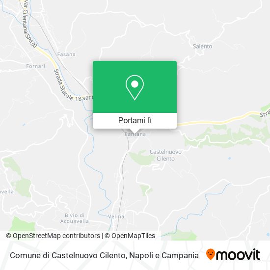 Mappa Comune di Castelnuovo Cilento