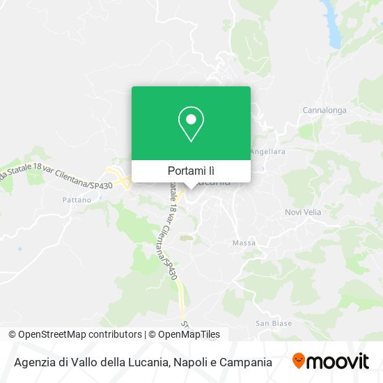 Mappa Agenzia di Vallo della Lucania