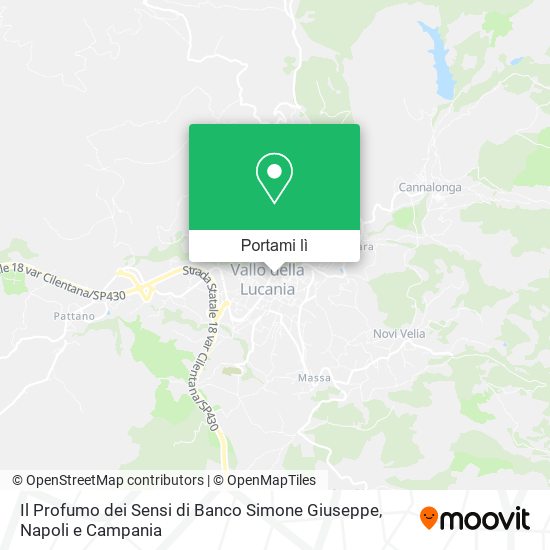 Mappa Il Profumo dei Sensi di Banco Simone Giuseppe