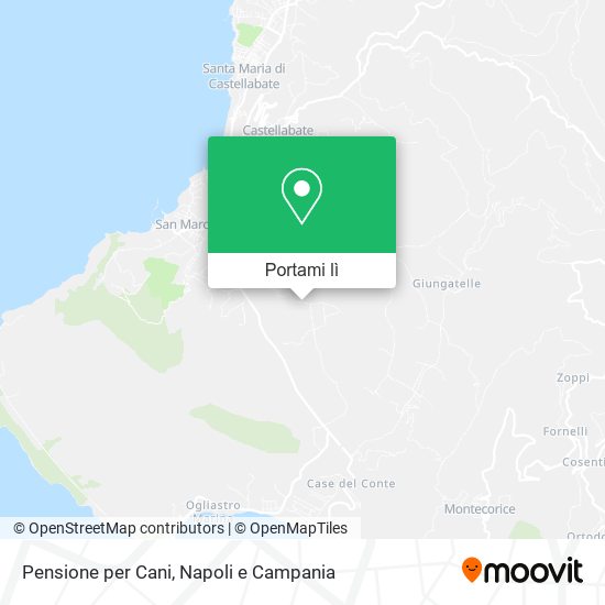 Mappa Pensione per Cani