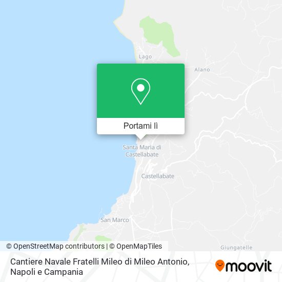 Mappa Cantiere Navale Fratelli Mileo di Mileo Antonio