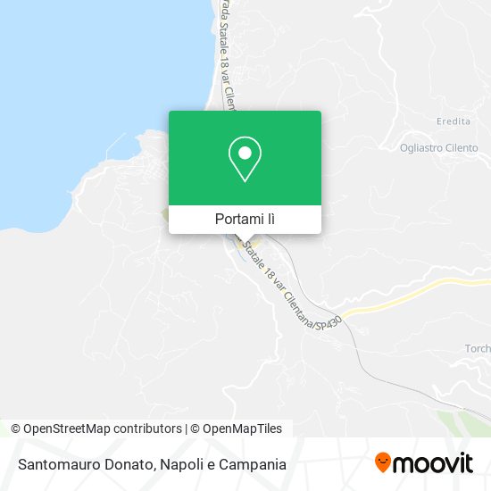 Mappa Santomauro Donato