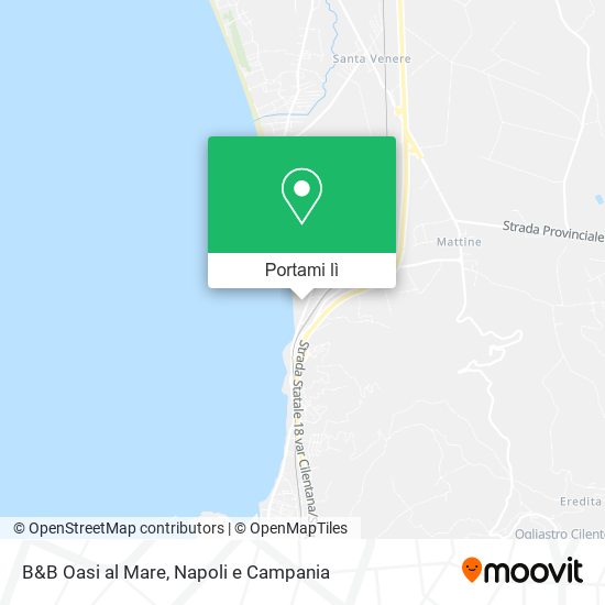 Mappa B&B Oasi al Mare