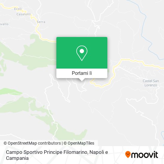 Mappa Campo Sportivo Principe Filomarino