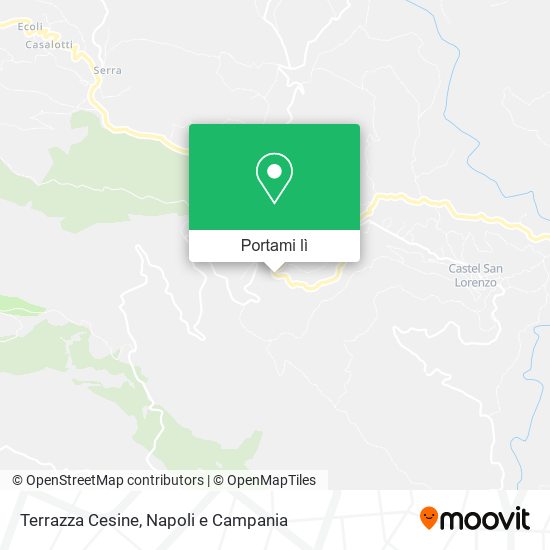 Mappa Terrazza Cesine