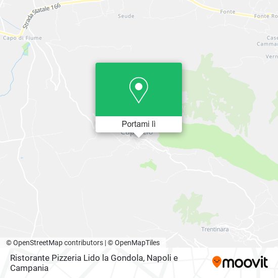 Mappa Ristorante Pizzeria Lido la Gondola