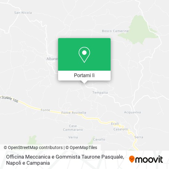 Mappa Officina Meccanica e Gommista Taurone Pasquale