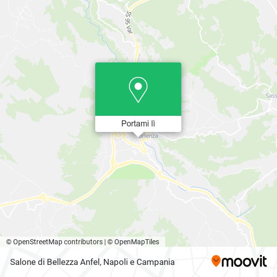 Mappa Salone di Bellezza Anfel