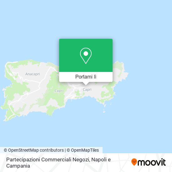 Mappa Partecipazioni Commerciali Negozi