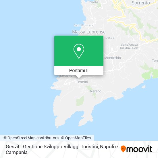 Mappa Gesvit . Gestione Sviluppo Villaggi Turistici