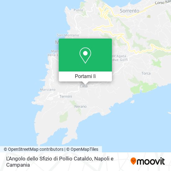 Mappa L'Angolo dello Sfizio di Pollio Cataldo