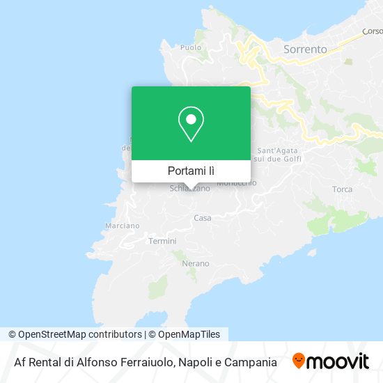 Mappa Af Rental di Alfonso Ferraiuolo