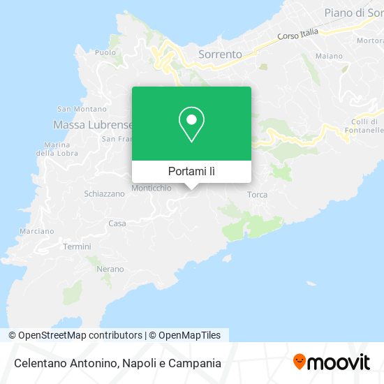 Mappa Celentano Antonino