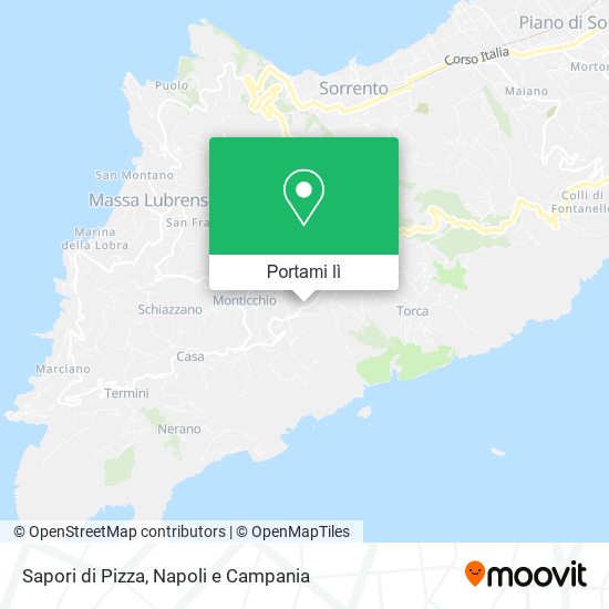 Mappa Sapori di Pizza