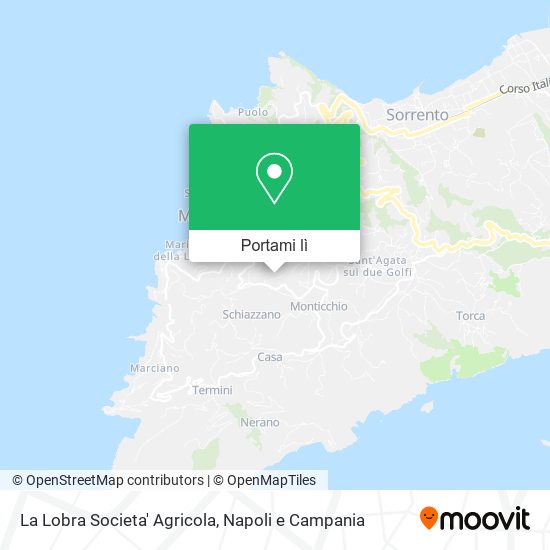Mappa La Lobra Societa' Agricola