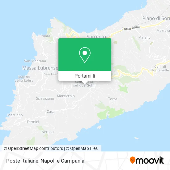 Mappa Poste Italiane