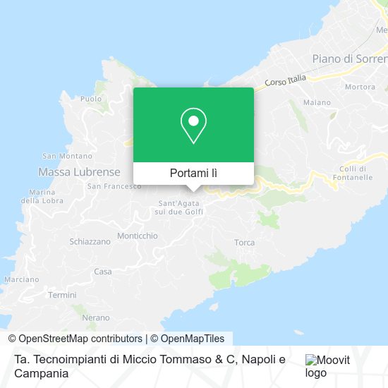 Mappa Ta. Tecnoimpianti di Miccio Tommaso & C