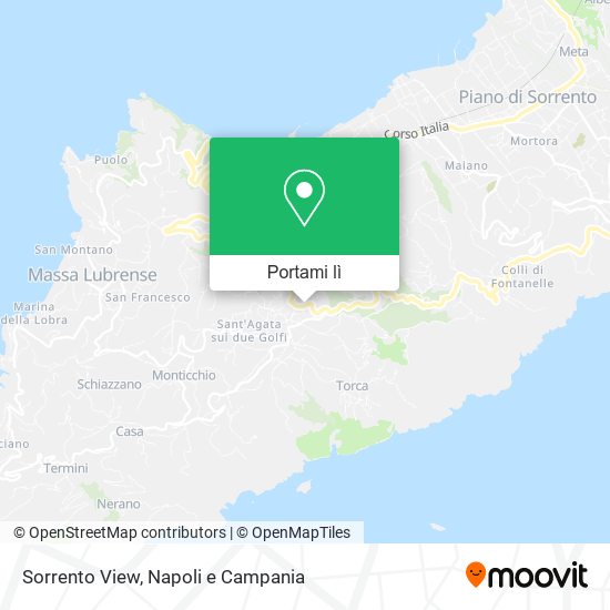 Mappa Sorrento View
