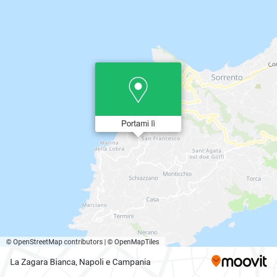 Mappa La Zagara Bianca