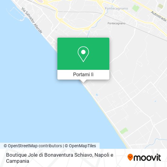 Mappa Boutique Jole di Bonaventura Schiavo
