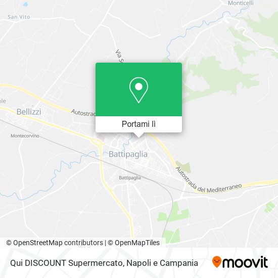 Mappa Qui DISCOUNT Supermercato